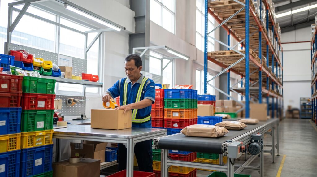 fulfillment center vs gudang